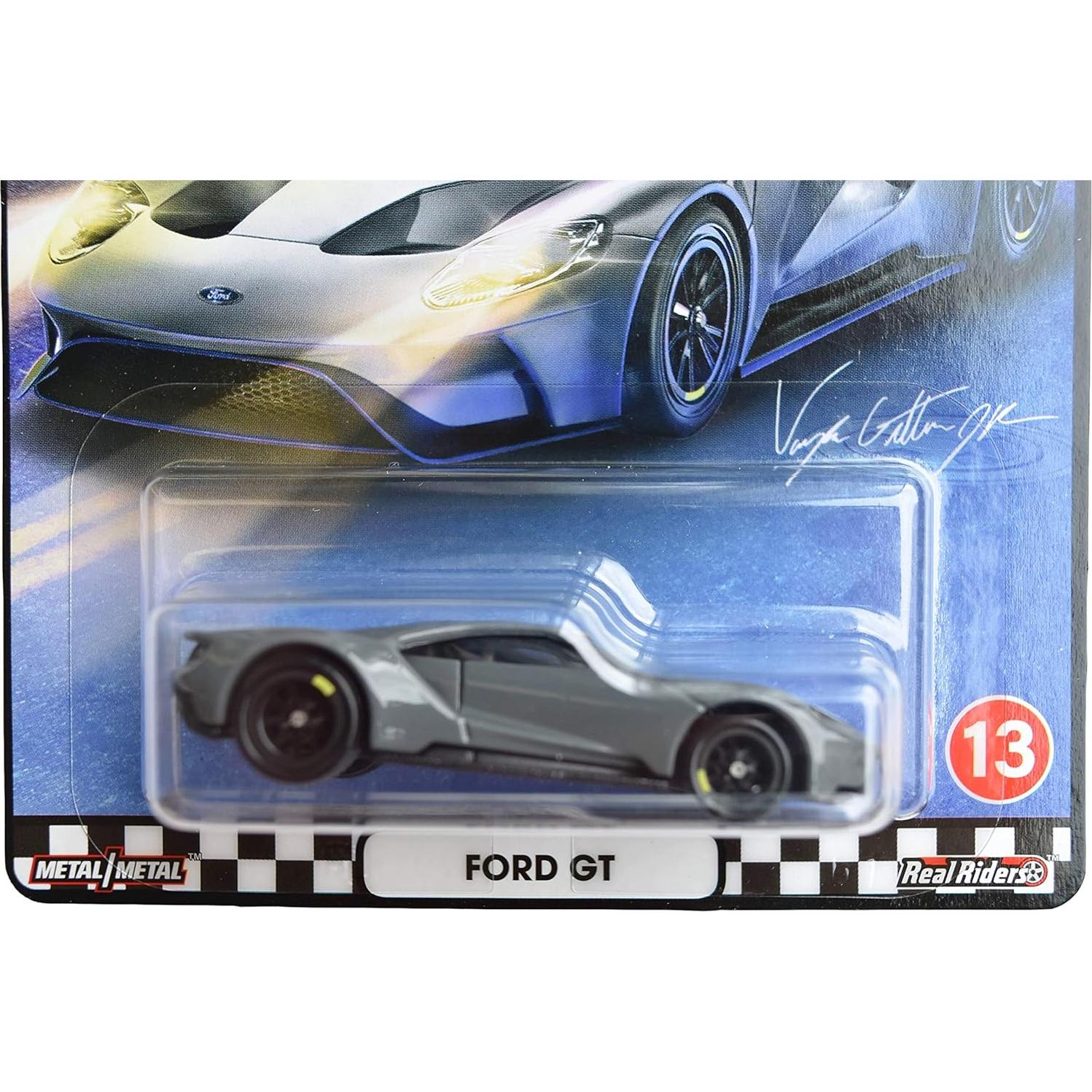 Auto a Escala Hot Wheels Boulevard Ford GT Gris 16.2 cm