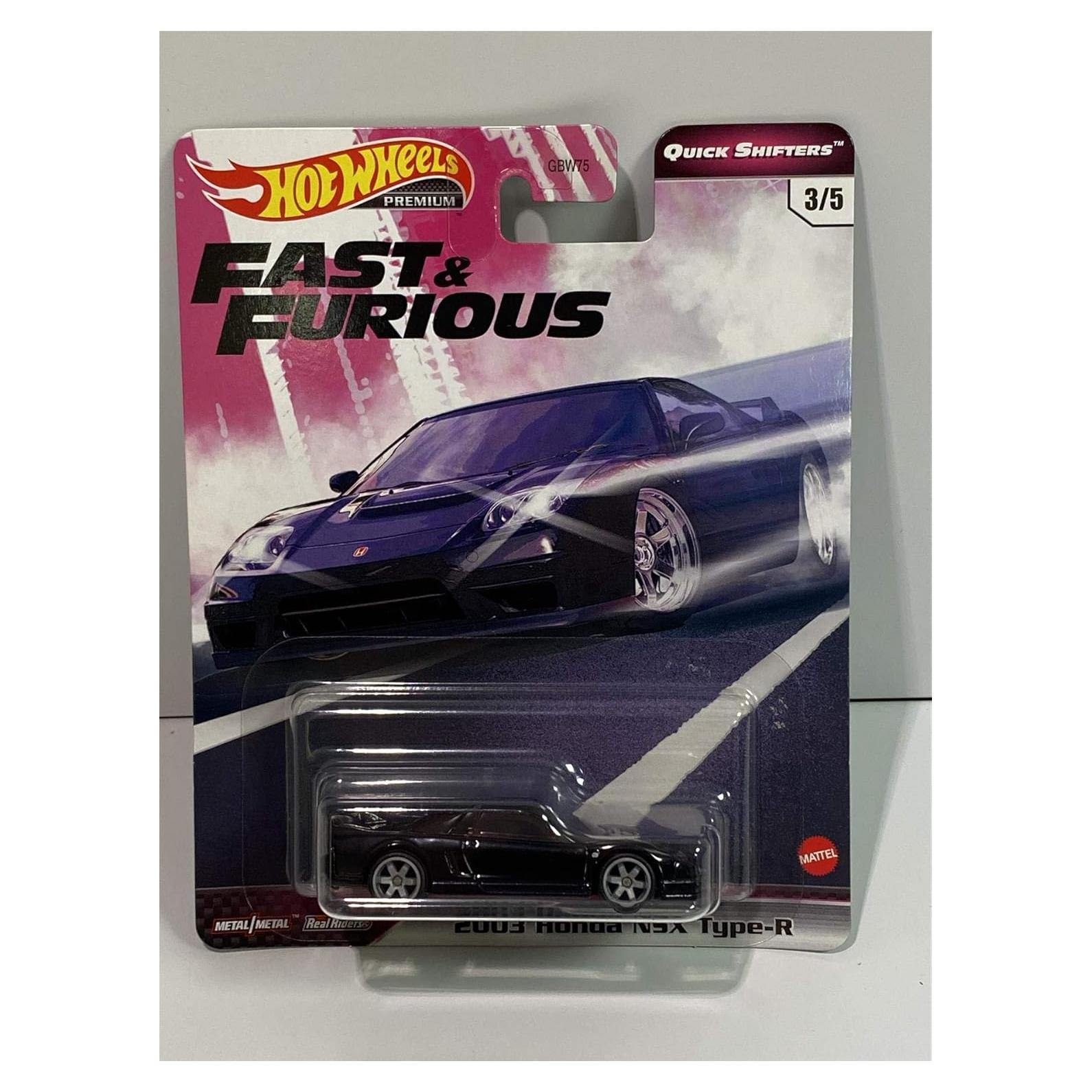 Hot Wheels Rápido y Furioso Honda NSX Type-R 2003 Diecast 1:64