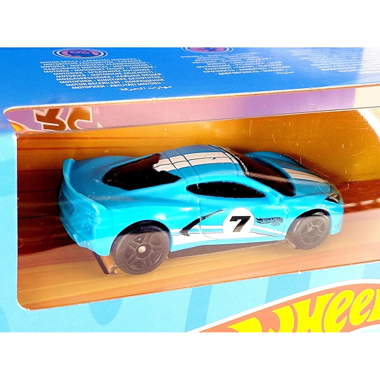 Auto Control Remoto Hot Wheels R/C 1:64 Azul - Diecast