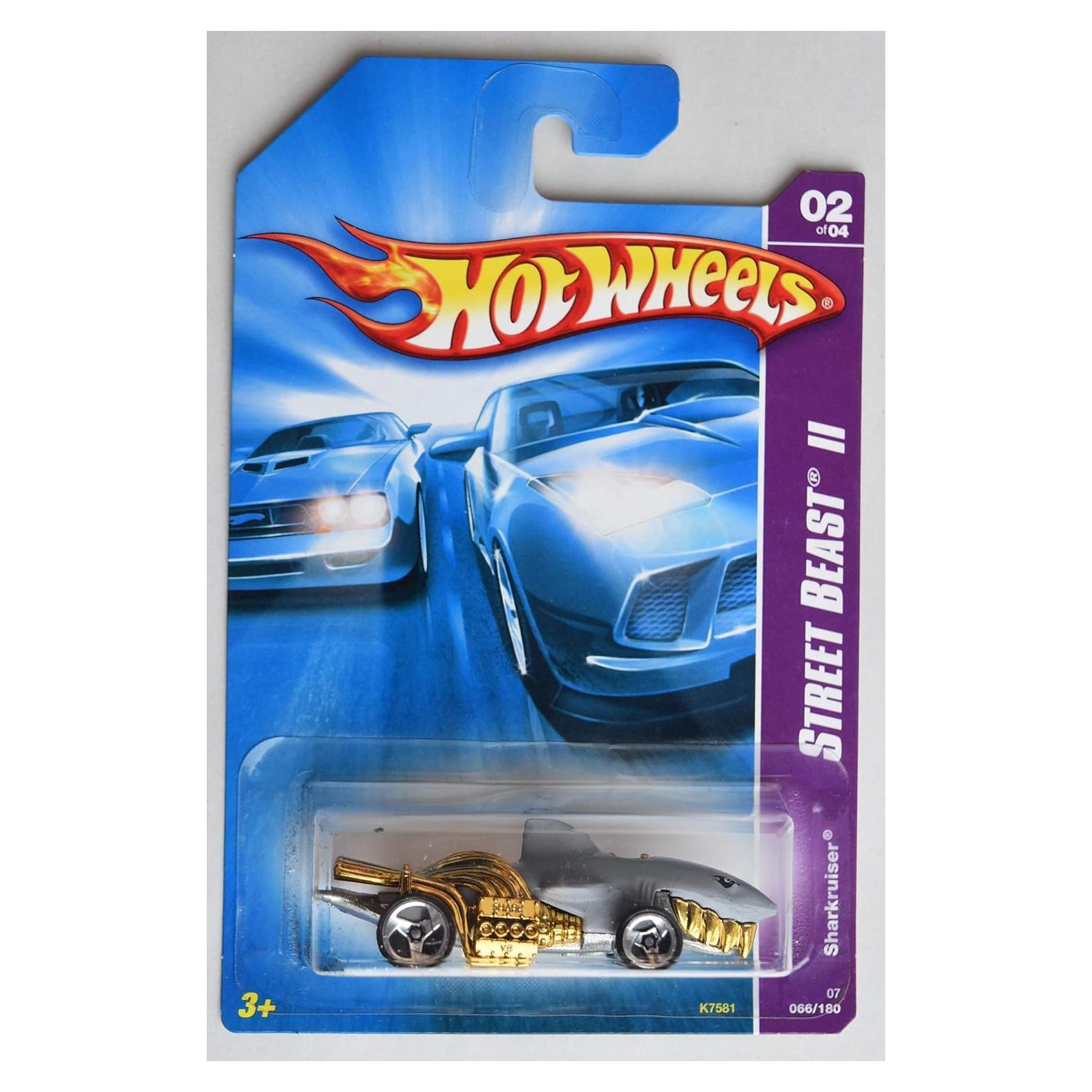Coche de Juguete Hot Wheels 1:64 Street Beast II Gris