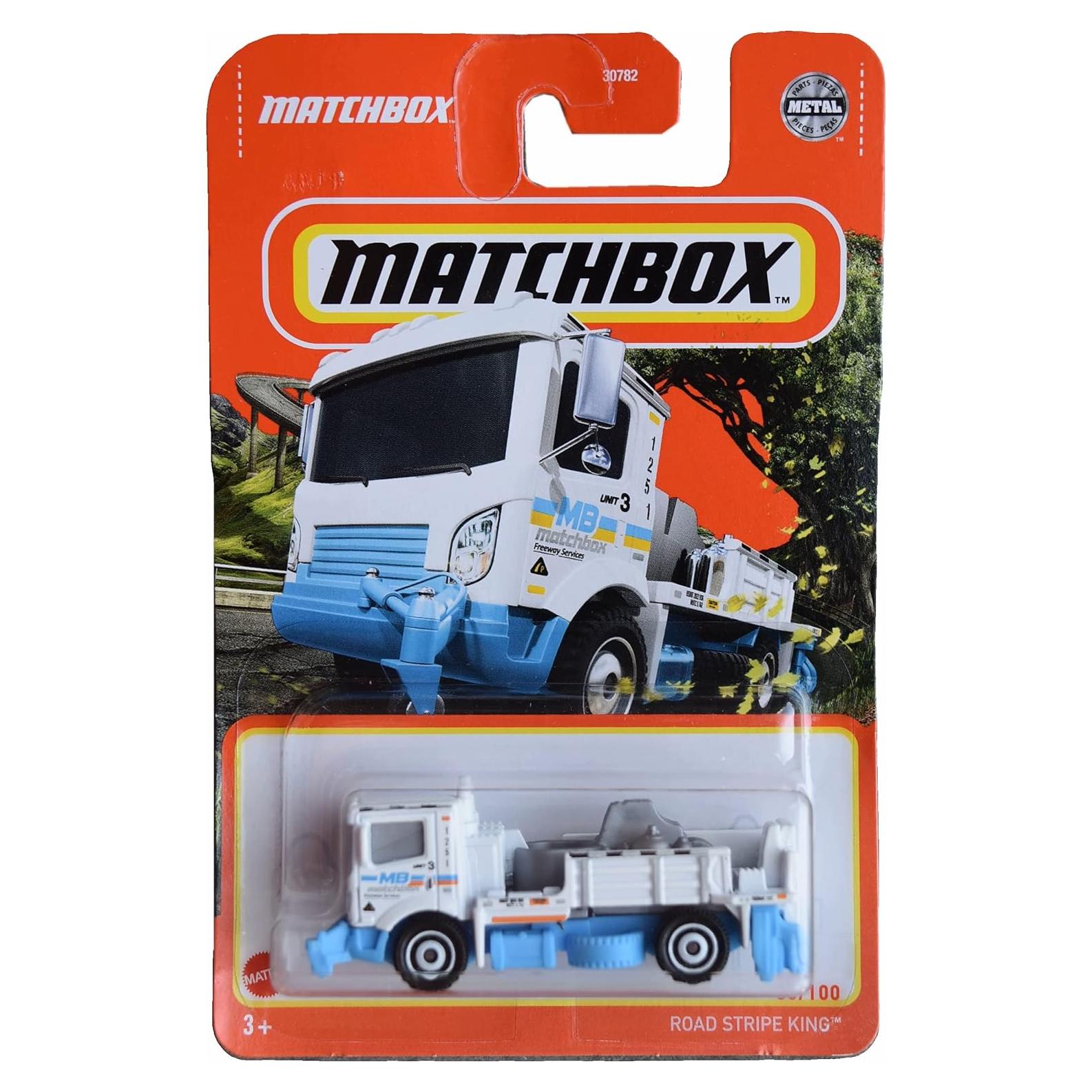 Auto de Juguete Matchbox Road Stripe King 7.62 cm