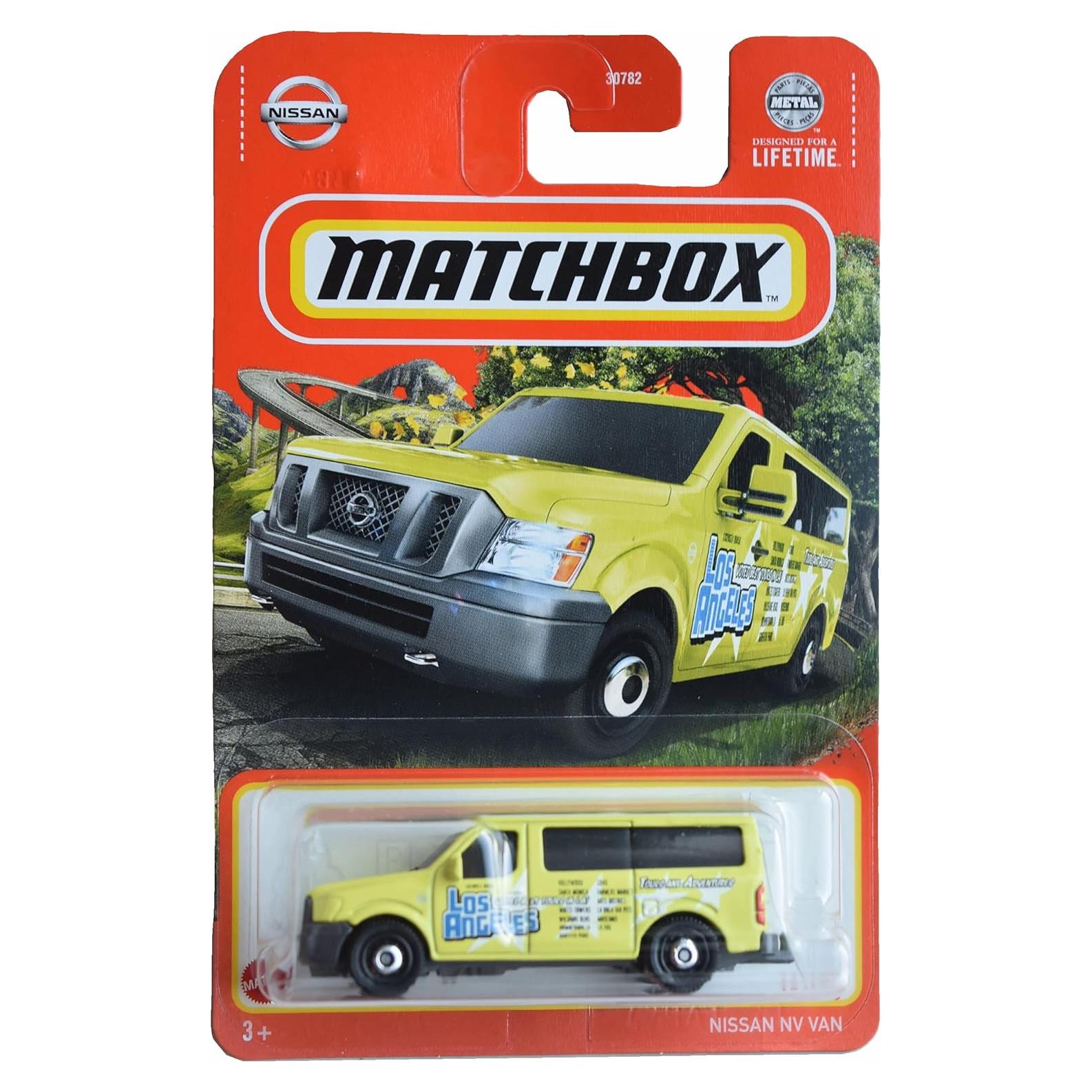 Matchbox Nissan NV Van Escala 1:64 Metal Fundido