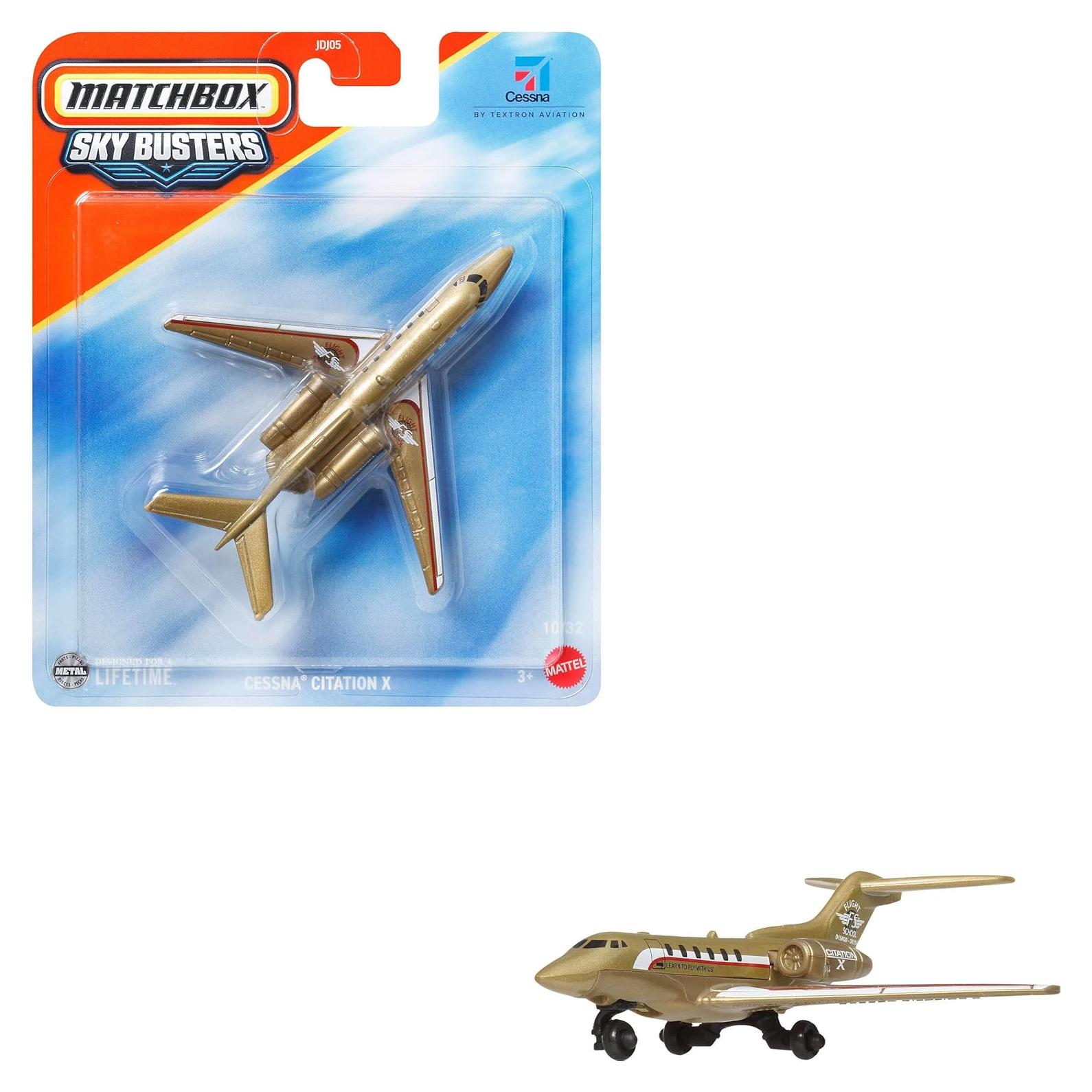 Avión de Juguete Matchbox Sky Busters JDJ05 - Helicóptero y Transbordador