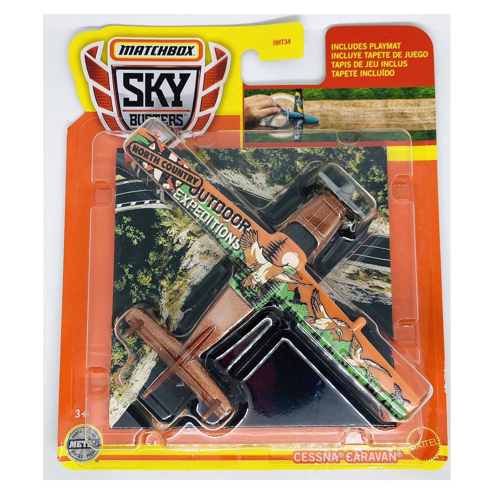 Matchbox Sky Busters Cessna Caravan 2022 - Juguete Diecast
