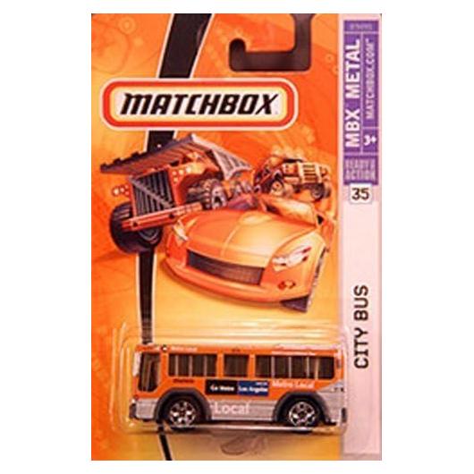 Autobús de Ciudad Matchbox Metro Los Ángeles Naranja 1:64