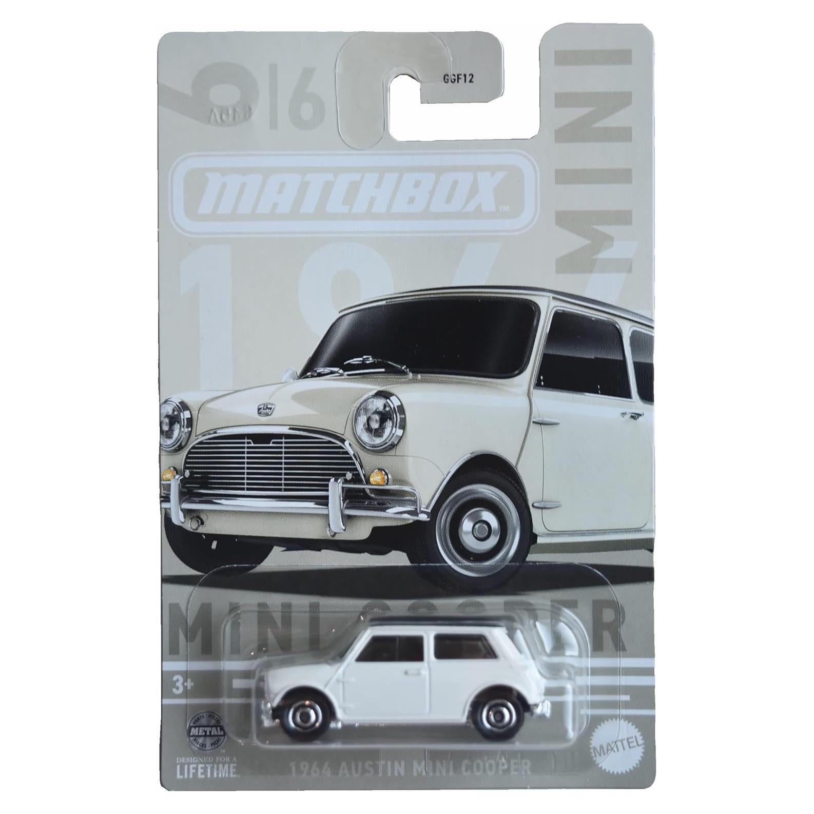 Auto de Juguete Matchbox 1964 Austin Mini Cooper Blanco