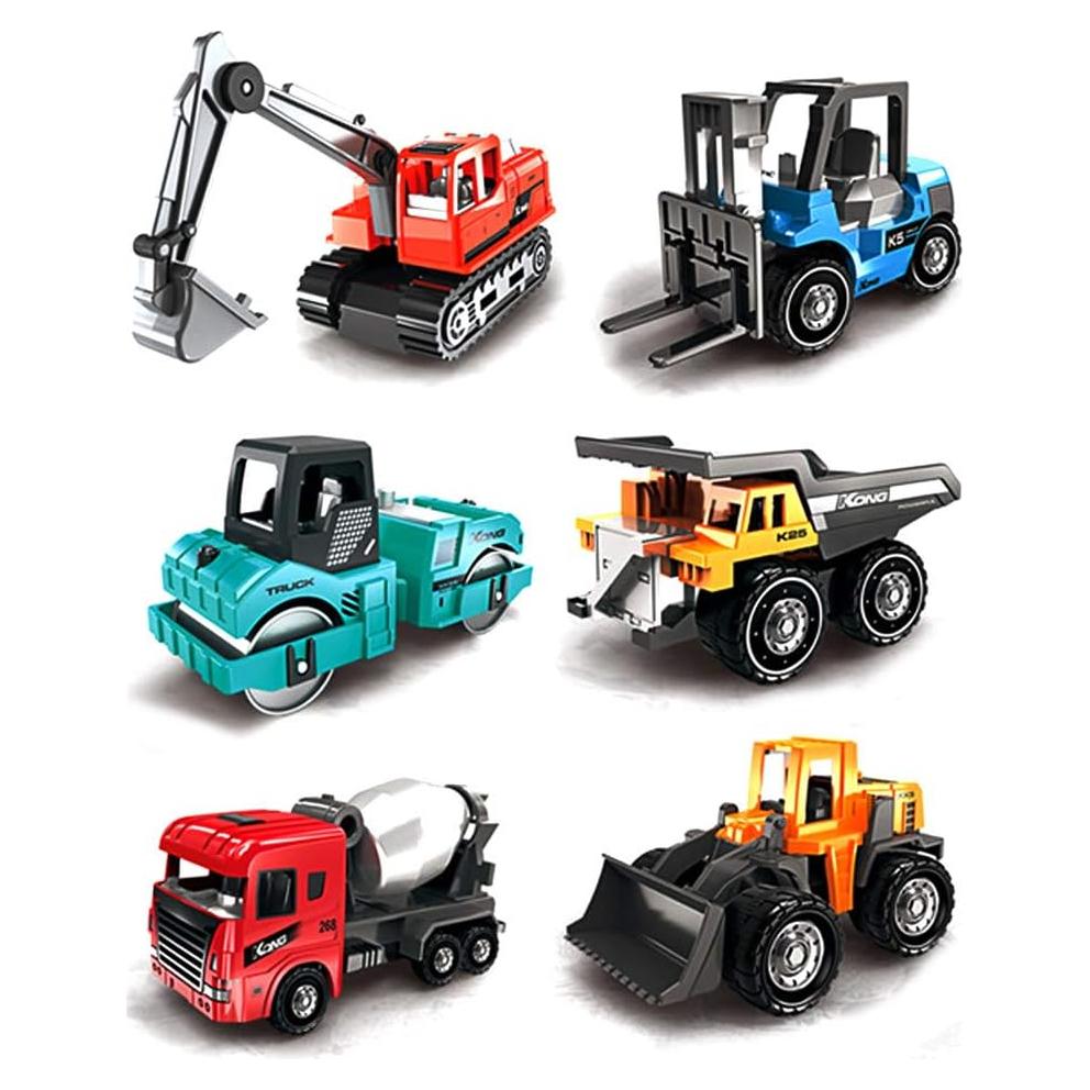 Kit de Juguetes de Vehículos de Construcción Lamilla 6 Pcs