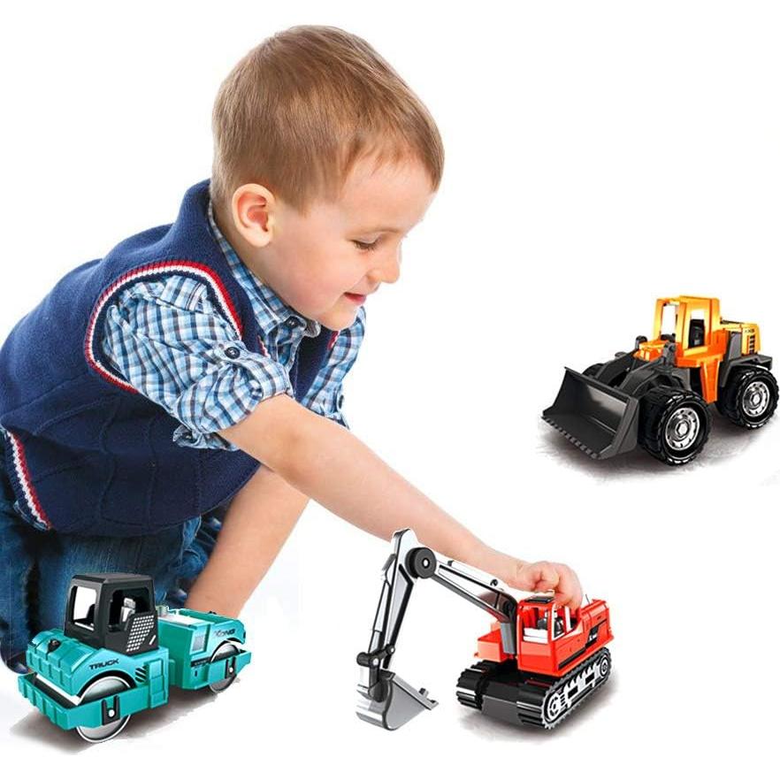 Kit de Juguetes de Vehículos de Construcción Lamilla 6 Pcs