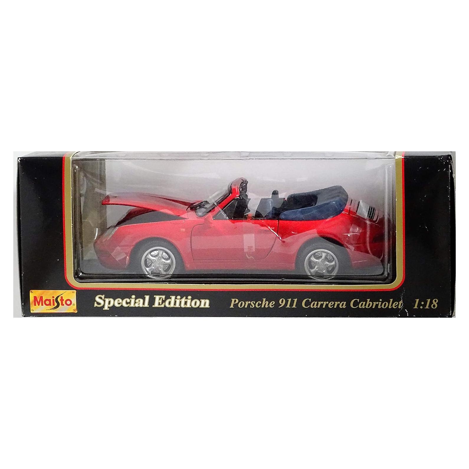 Maisto Porsche 911 Carrera Cabriolet 1994 Escala 1:18