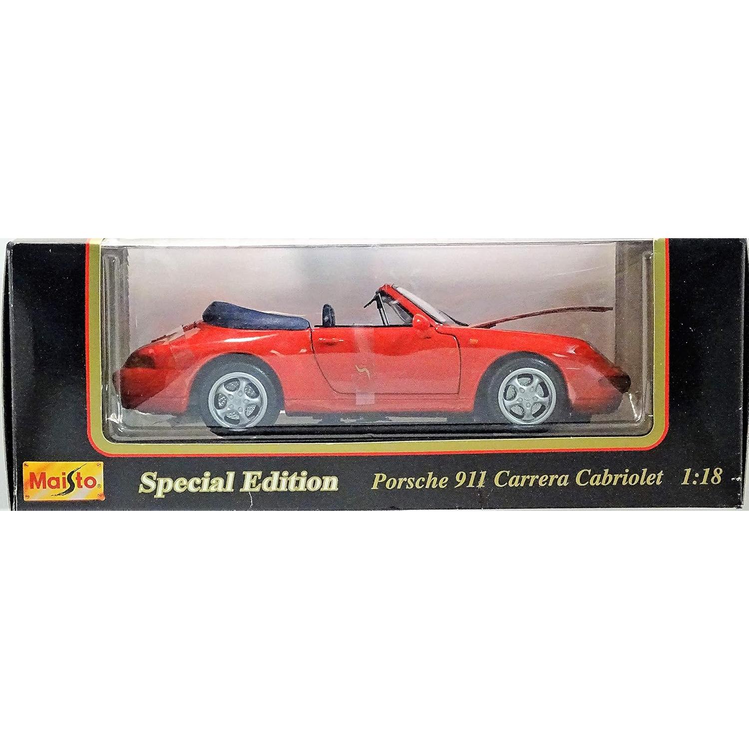 Maisto Porsche 911 Carrera Cabriolet 1994 Escala 1:18