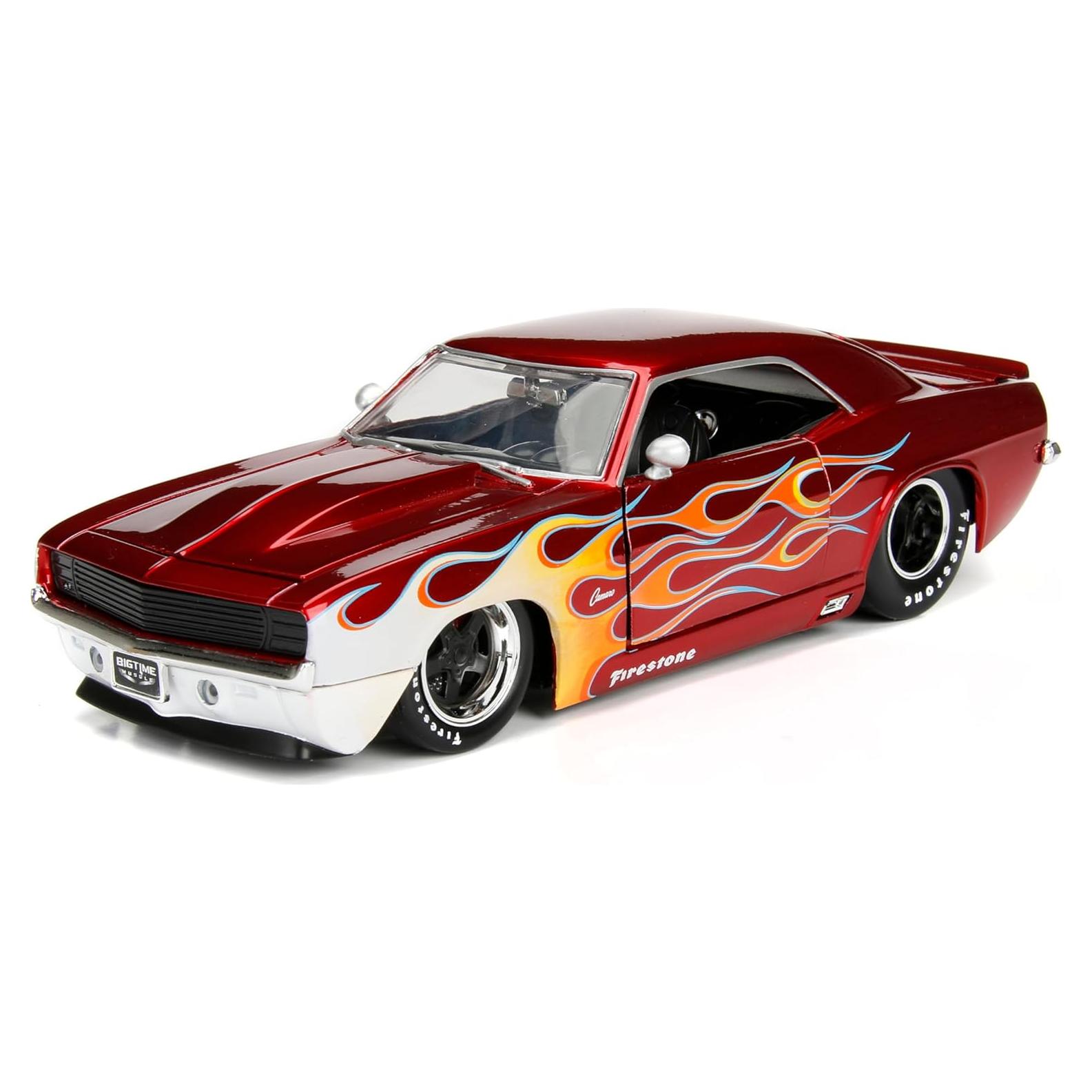 Coche Die-Cast 1:24 Jada Toys Chevy Camaro 1969 Rojo