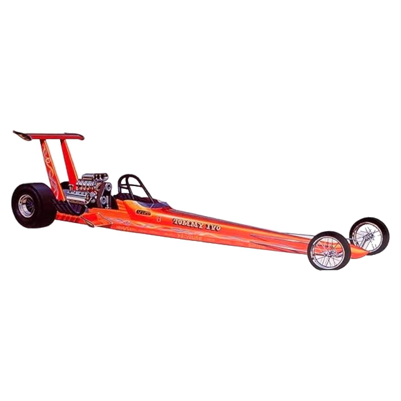 Kit de Modelo a Escala 1:25 Dragster AMT Tommy Ivo 95 Piezas