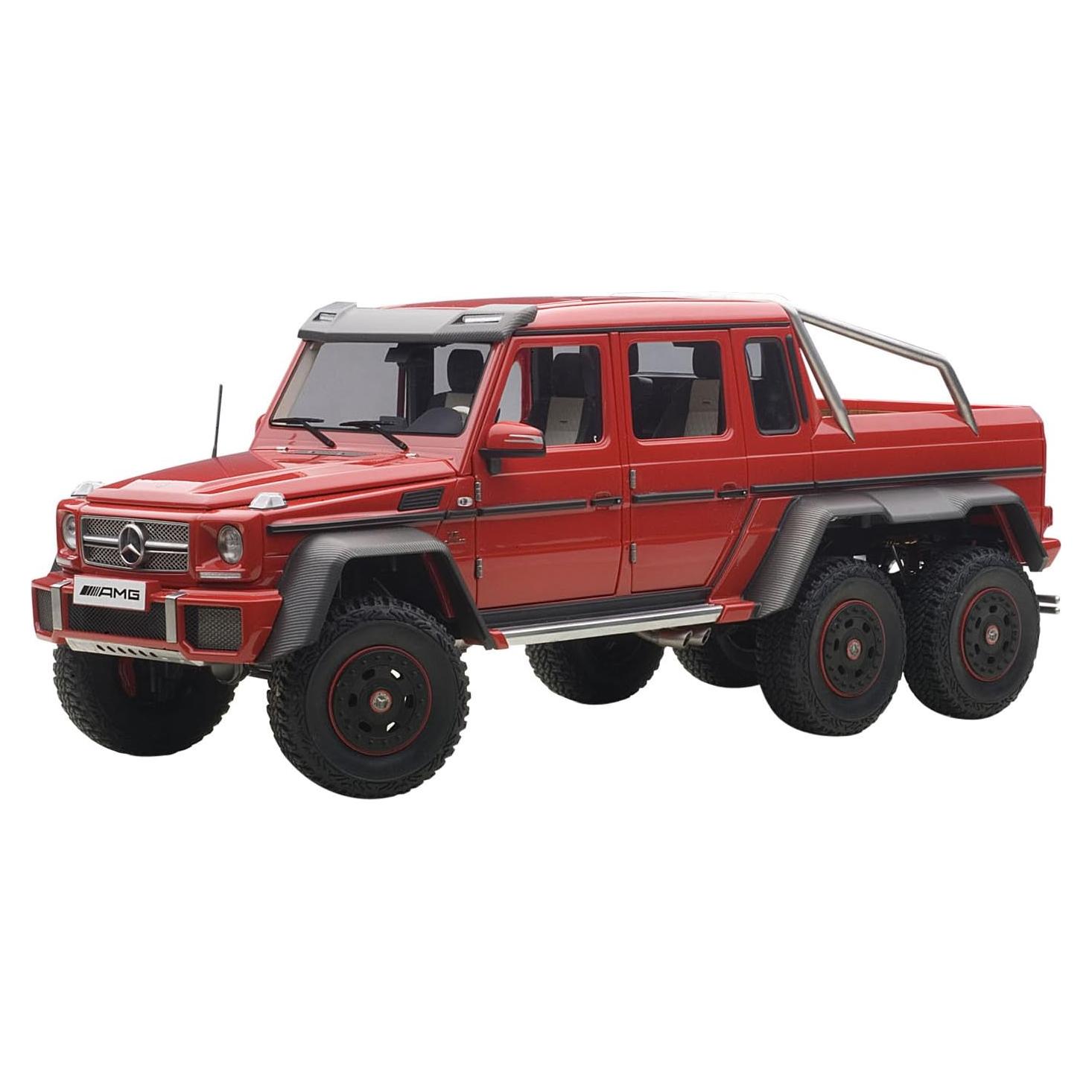 Autoart Mercedes G63 AMG 6X6 Rojo 1:18 Coche de Modelo