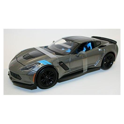 Modelo de Coche Diecast 1/24 Maisto Chevy Corvette 2017 Gris