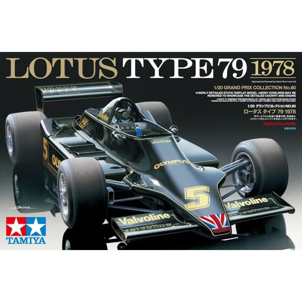 Kit de Modelo Tamiya Lotus 79 1978 Escala 1:20 Negro