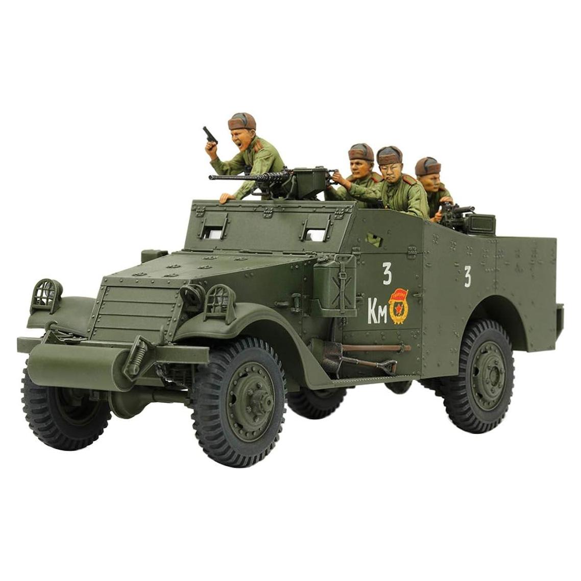 Kit de Modelo Tamiya 1/35 M3A1 Scout Car Plástico