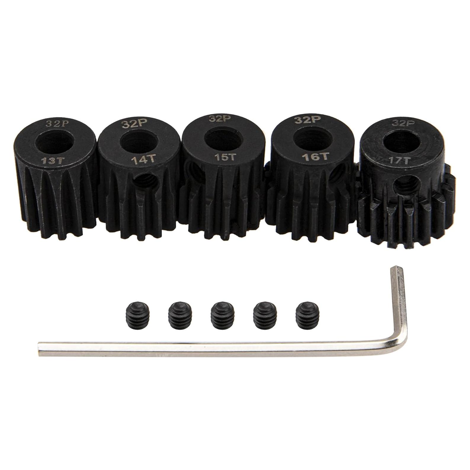 Conjunto de Engranajes de Piñón 32P ShareGoo 5mm 5 Piezas 13T-17T