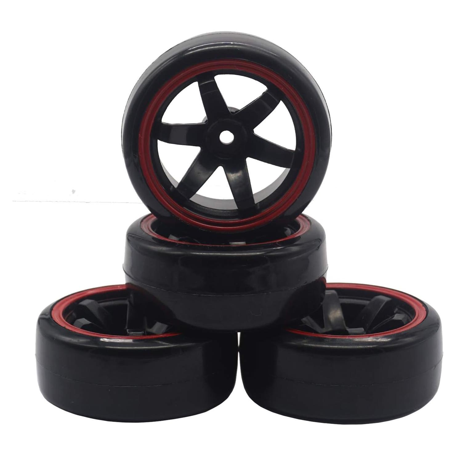 Juego de Neumáticos RC Drift 1/10 ShareGoo 4 Piezas 12mm