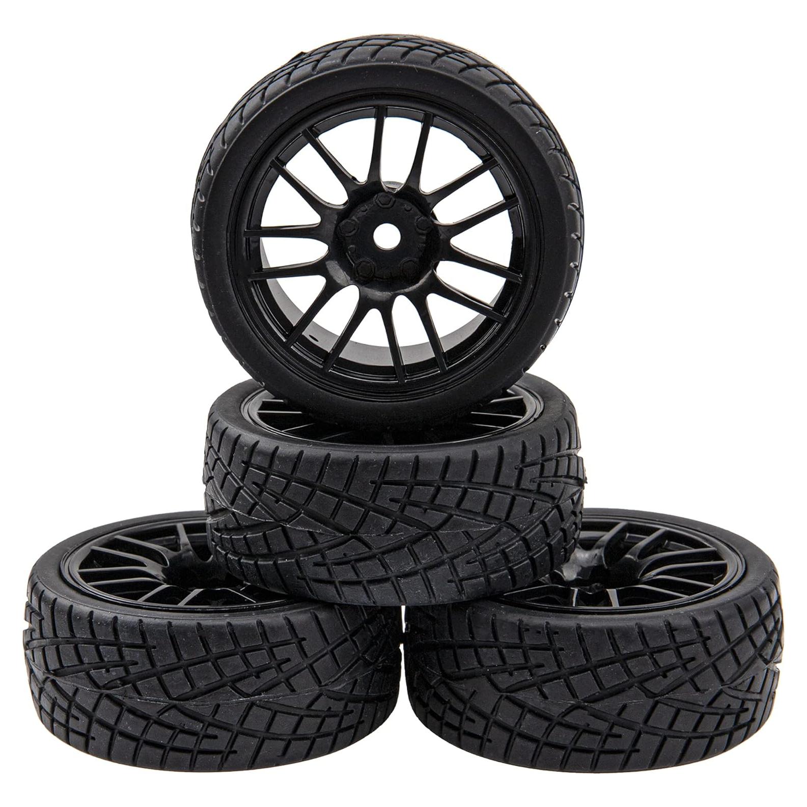 Ruedas de 12 Radios HIRCQOO para RC 1/10 On Road 63mm