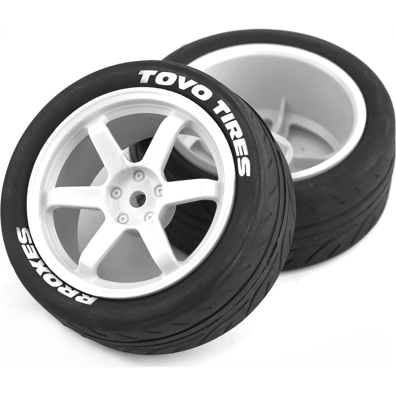 Neumáticos y Ruedas RC 1/10 Dantenron Touring 68mm 4Pcs