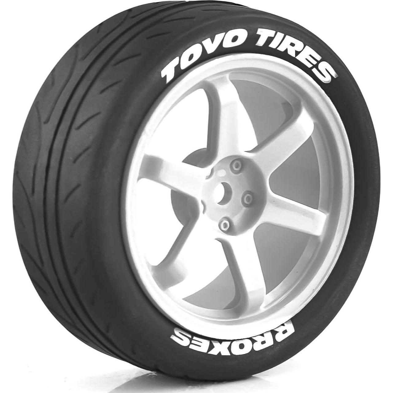 Neumáticos y Ruedas RC 1/10 Dantenron Touring 68mm 4Pcs