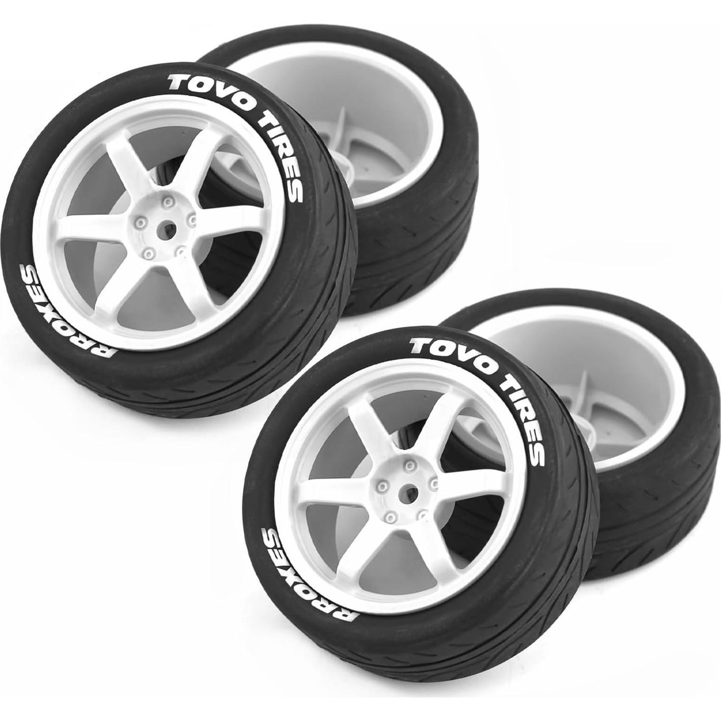 Neumáticos y Ruedas RC 1/10 Dantenron Touring 68mm 4Pcs