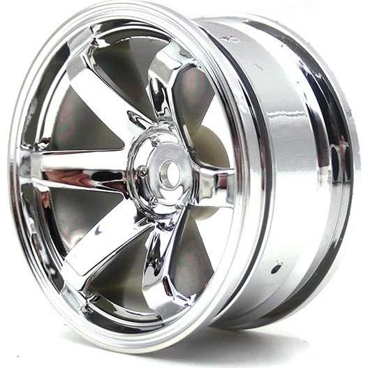 4 Llantas de Plástico 52mm para Coche RC 1/10 LAFEINA Plata