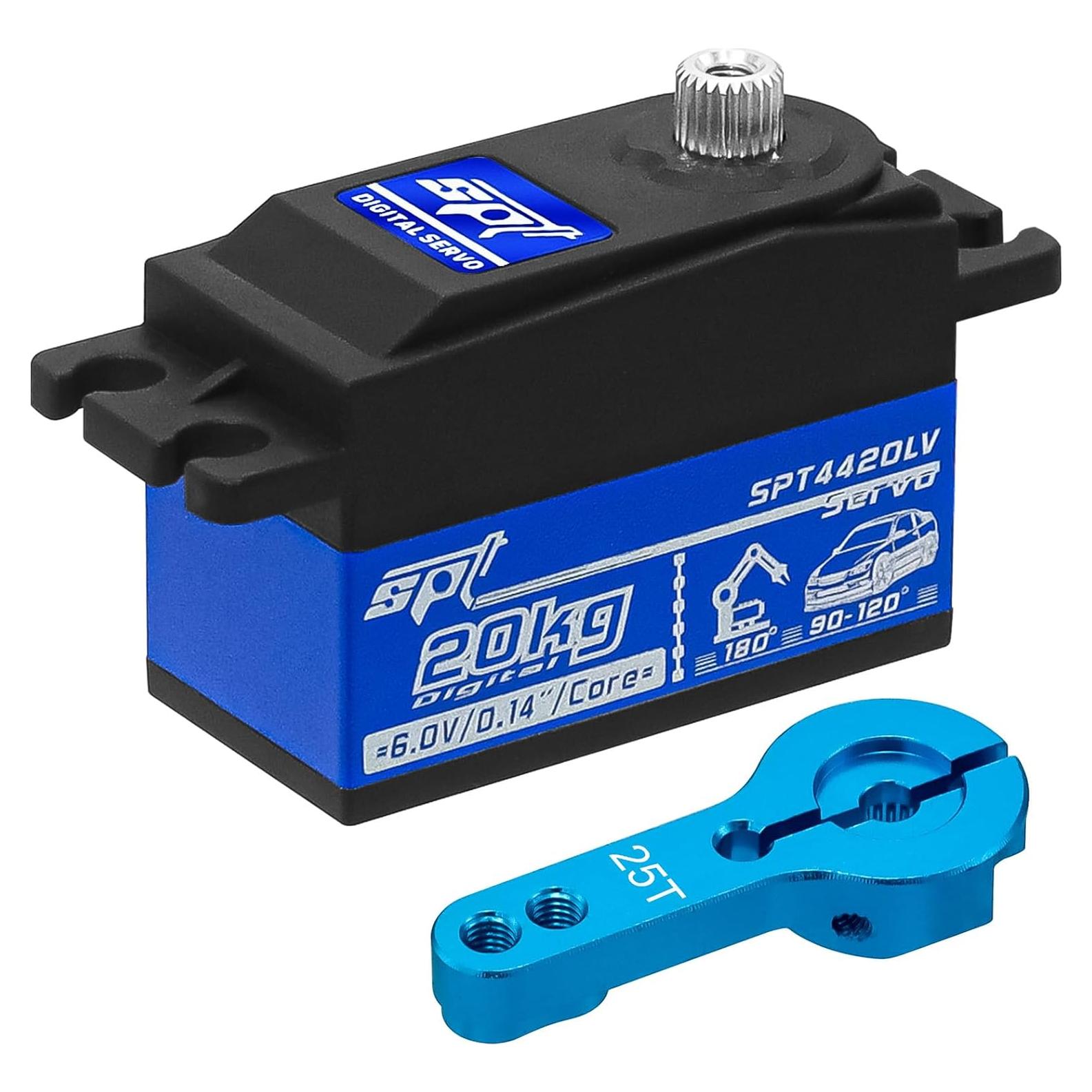 Servo Digital 20kg WOAEIUOS Bajo Perfil 25T Metal 1/10 RC