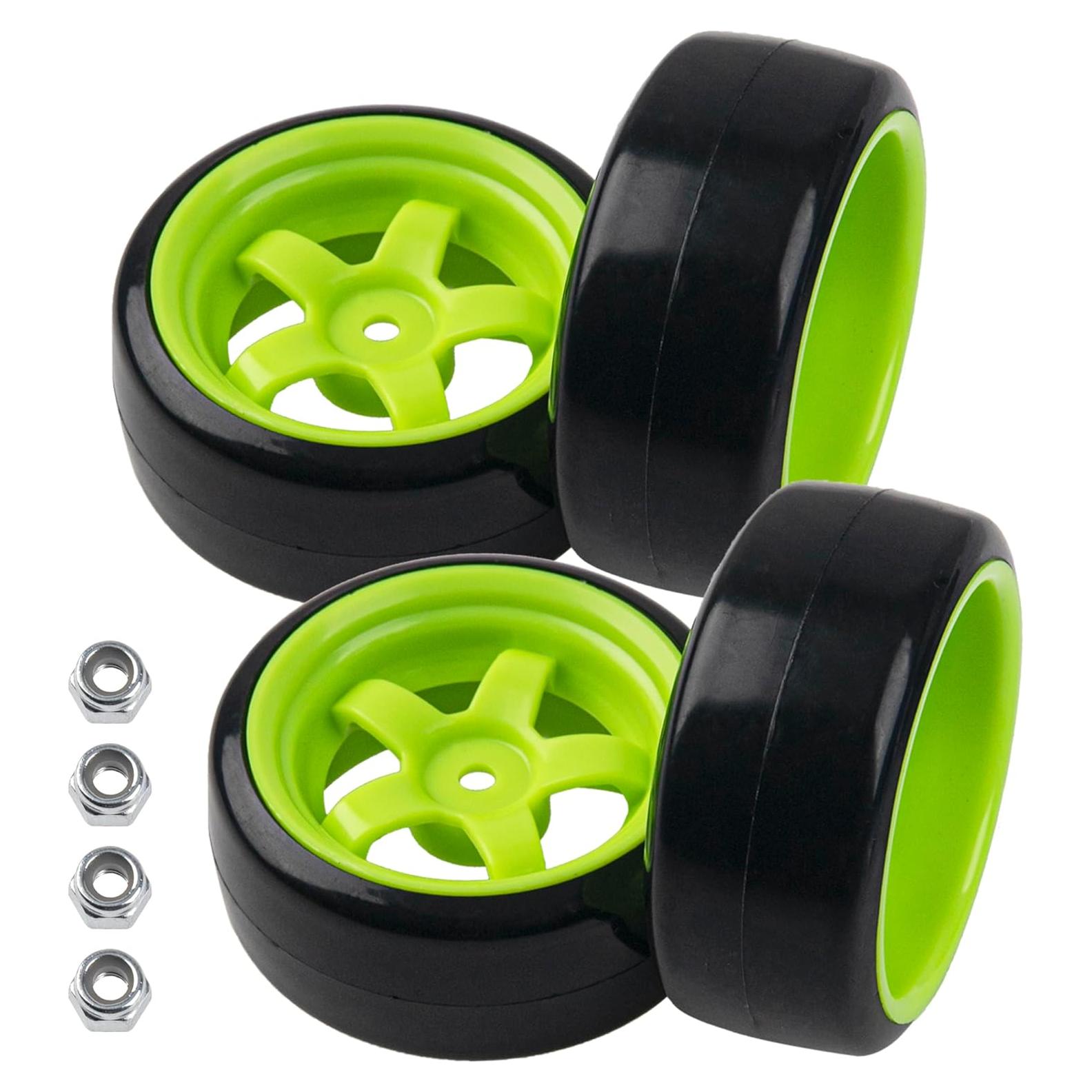 Ruedas de Plástico Duro 5 Rayos para Coche RC 1/10 HIRCQOO