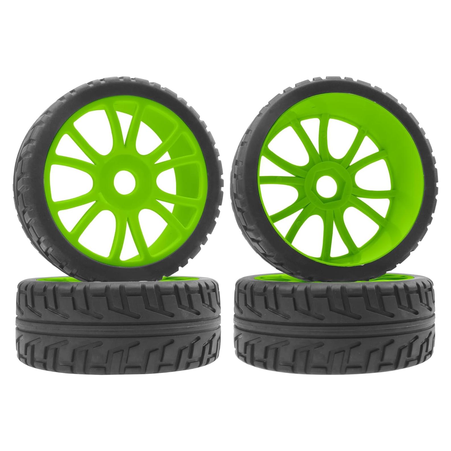 Neumáticos y Ruedas Buggy RC 1/8 ShareGoo 17mm Verde