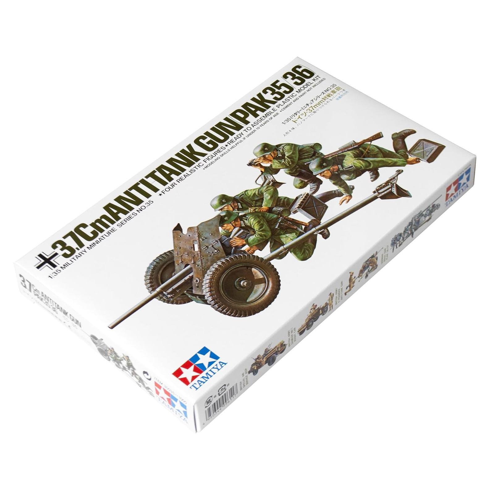 Tamiya 1/35 Cañón Antitanque Alemán Pak 35/36