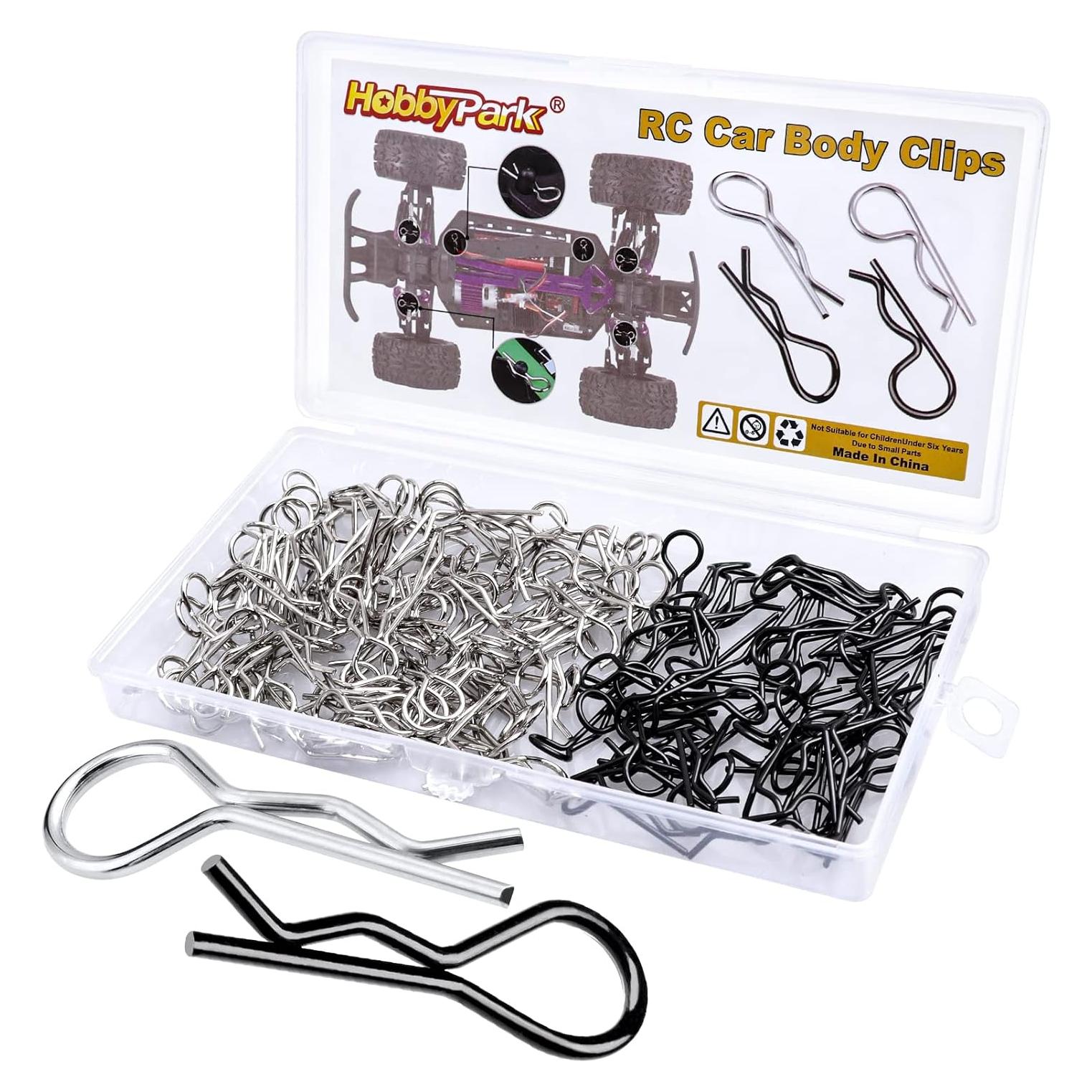 Clips Universales RC HobbyPark 150 Piezas 1.2mm 24.3mm