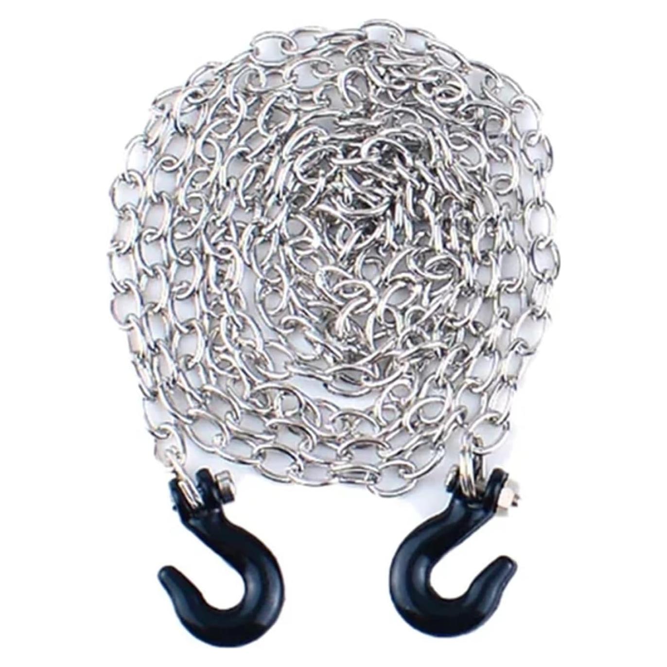 Cadena de Remolque 1/10 RC Crawler Metal Gancho Traxxas SCX10