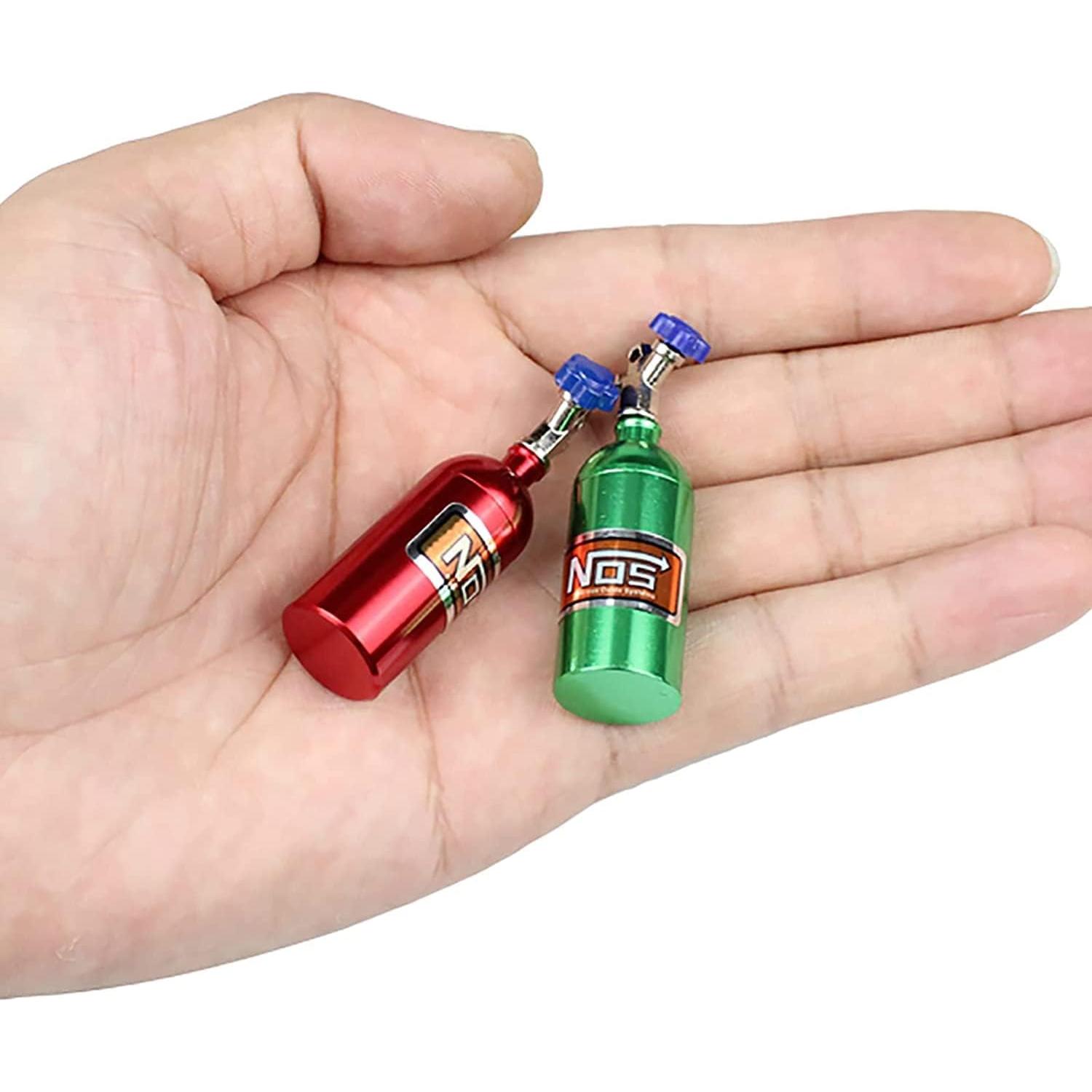 2 Pack Botellas de Nitrógeno Decorativas para Crawler RC 1/10