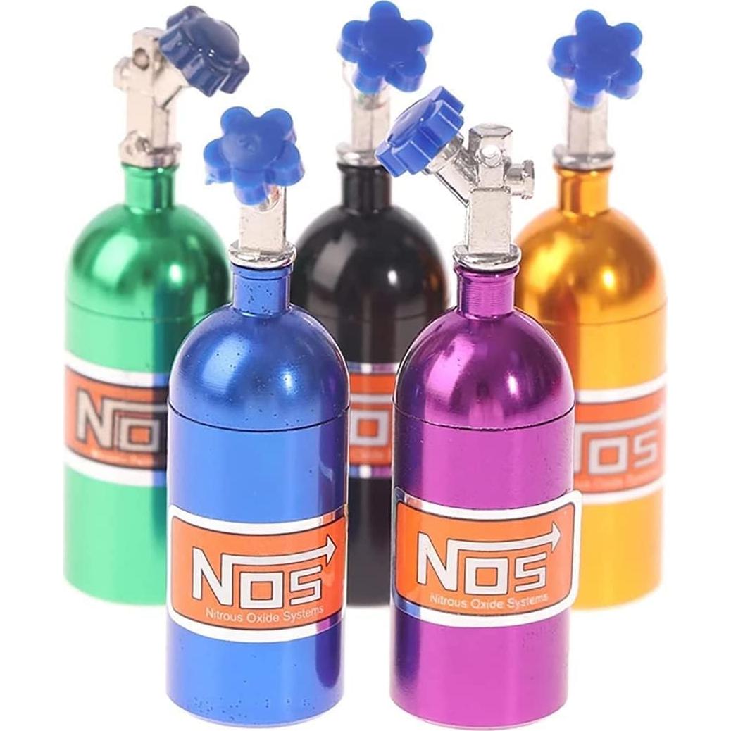 2 Pack Botellas de Nitrógeno Decorativas para Crawler RC 1/10
