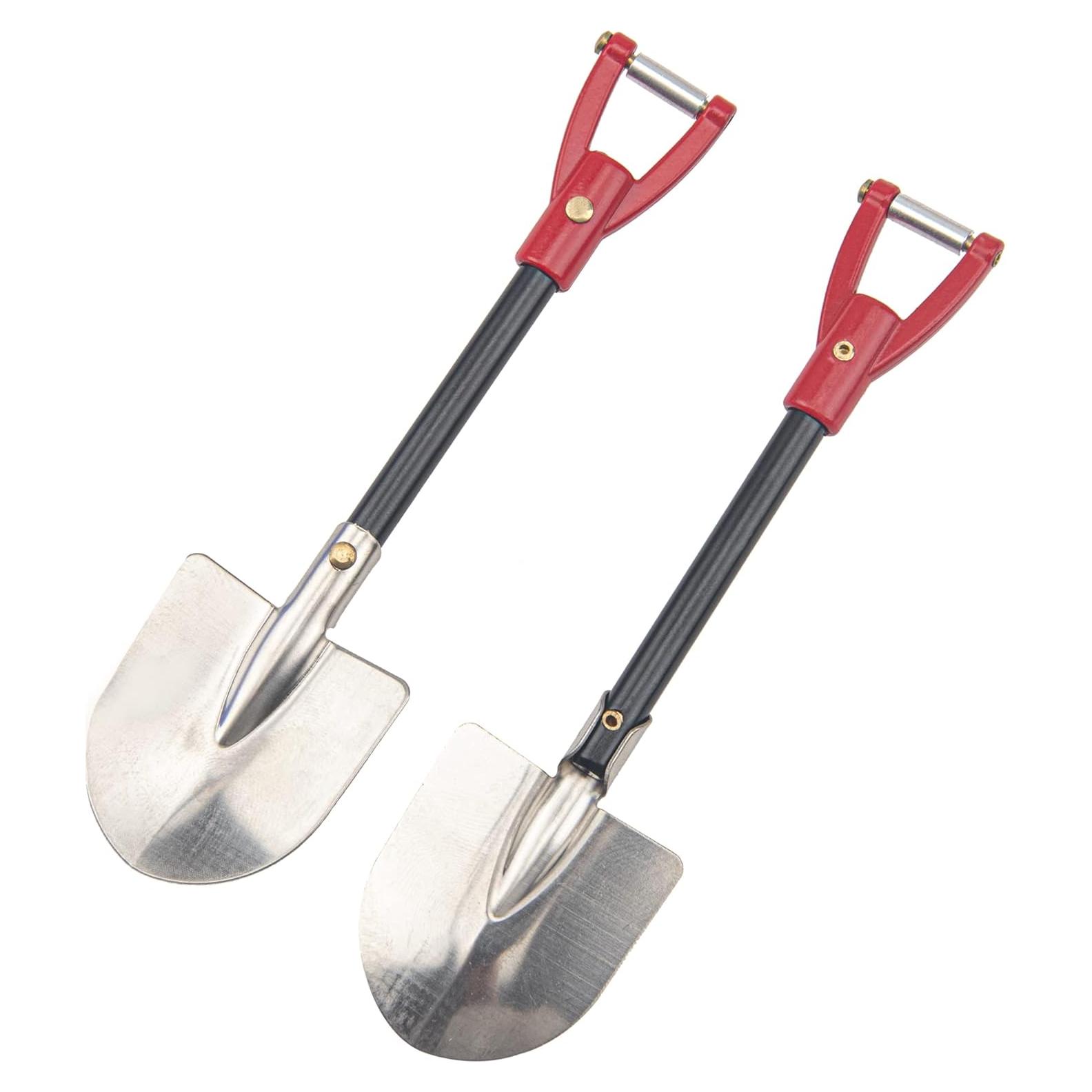 2 Piezas Pala Decorativa Metal RC HIRCQOO 1/10 Rojo