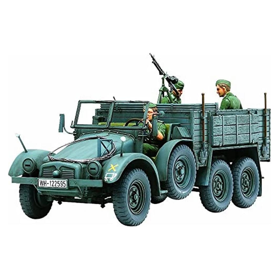 Camión Alemán 6x4 Krupp Protze Tamiya 1:35 Modelo Plástico