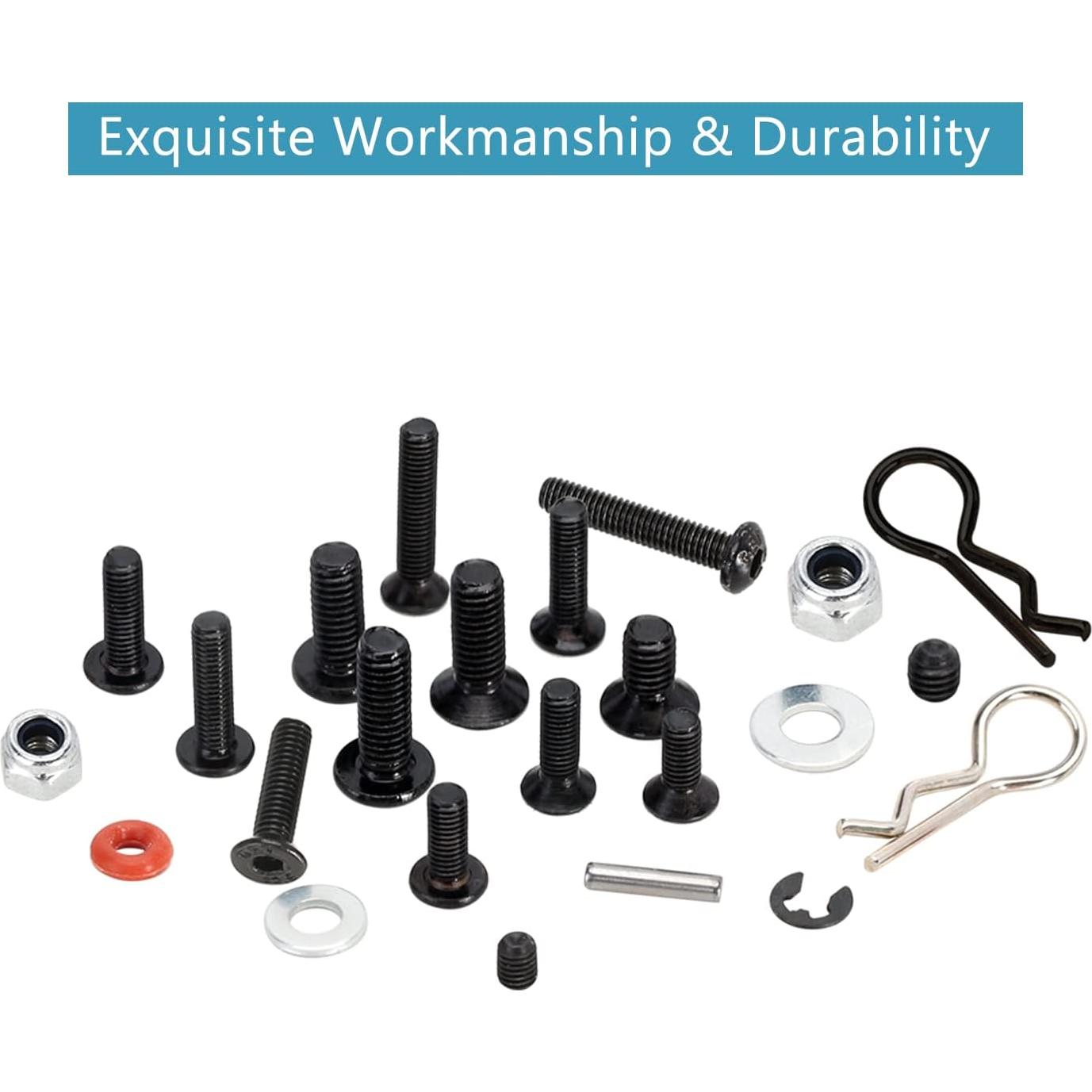 Kit de Tornillos RC INJORA 600PCS M3 M4 con Estuche