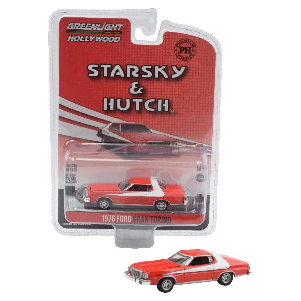 Coche Diecast 1:64 PH Premium Hobbies Ford Torino 1976 Rojo
