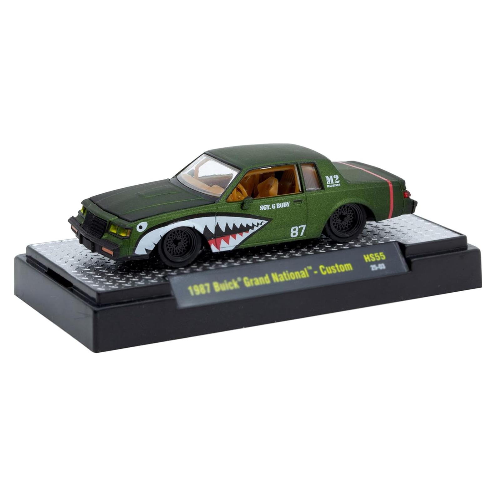 Buick Grand National 1987 SGT G Body Diecast 1:64 M2