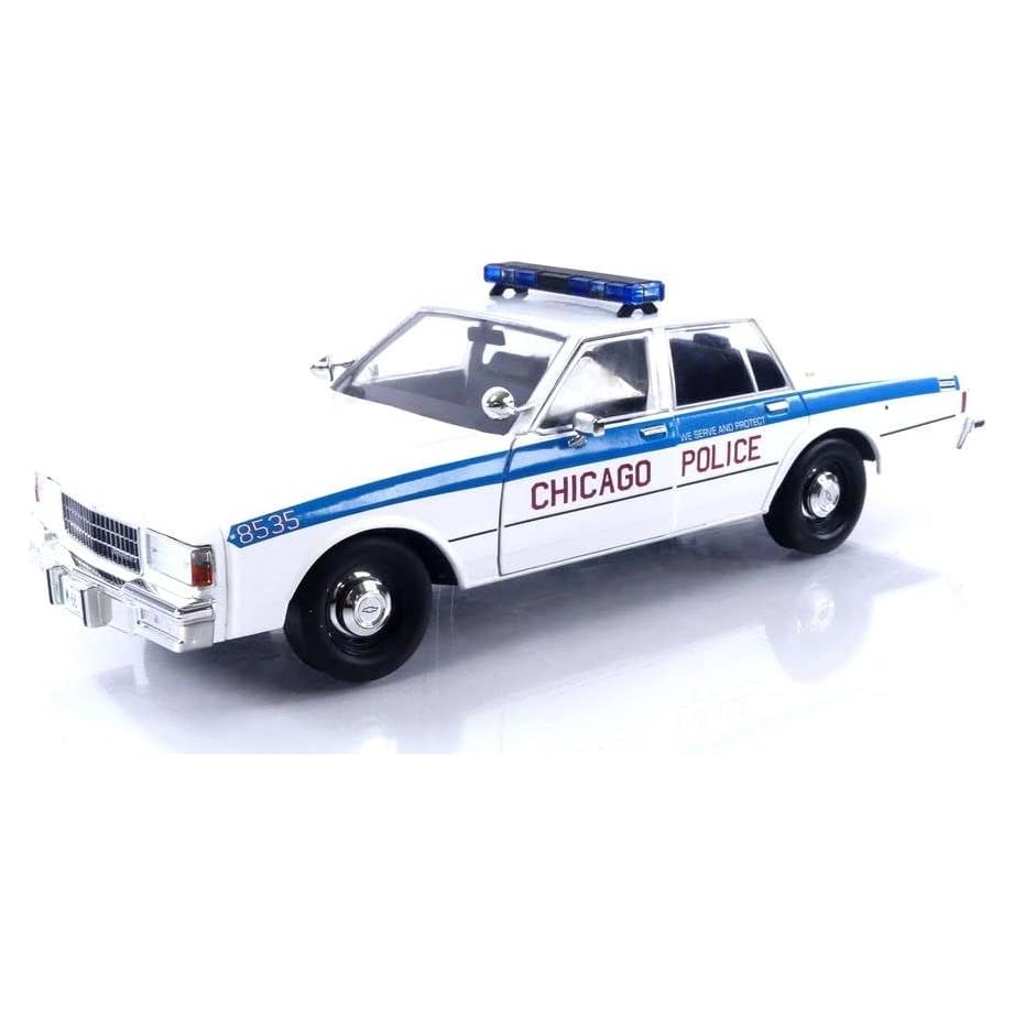 Modelo Diecast 1:18 Chevy Caprice 1989 Policía Chicago