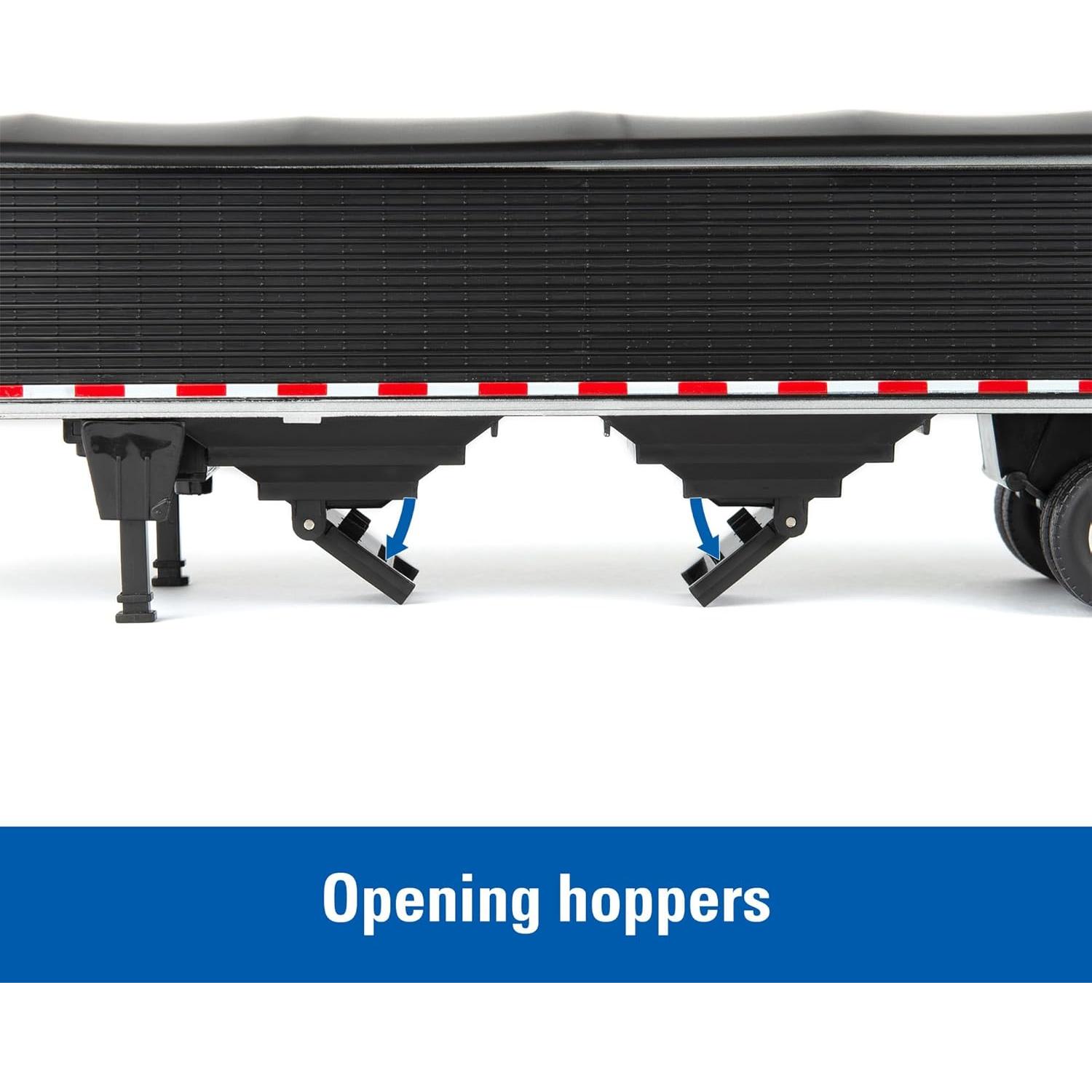 Camión de Juguete Freightliner 122SD con Remolque de Grano TOMY