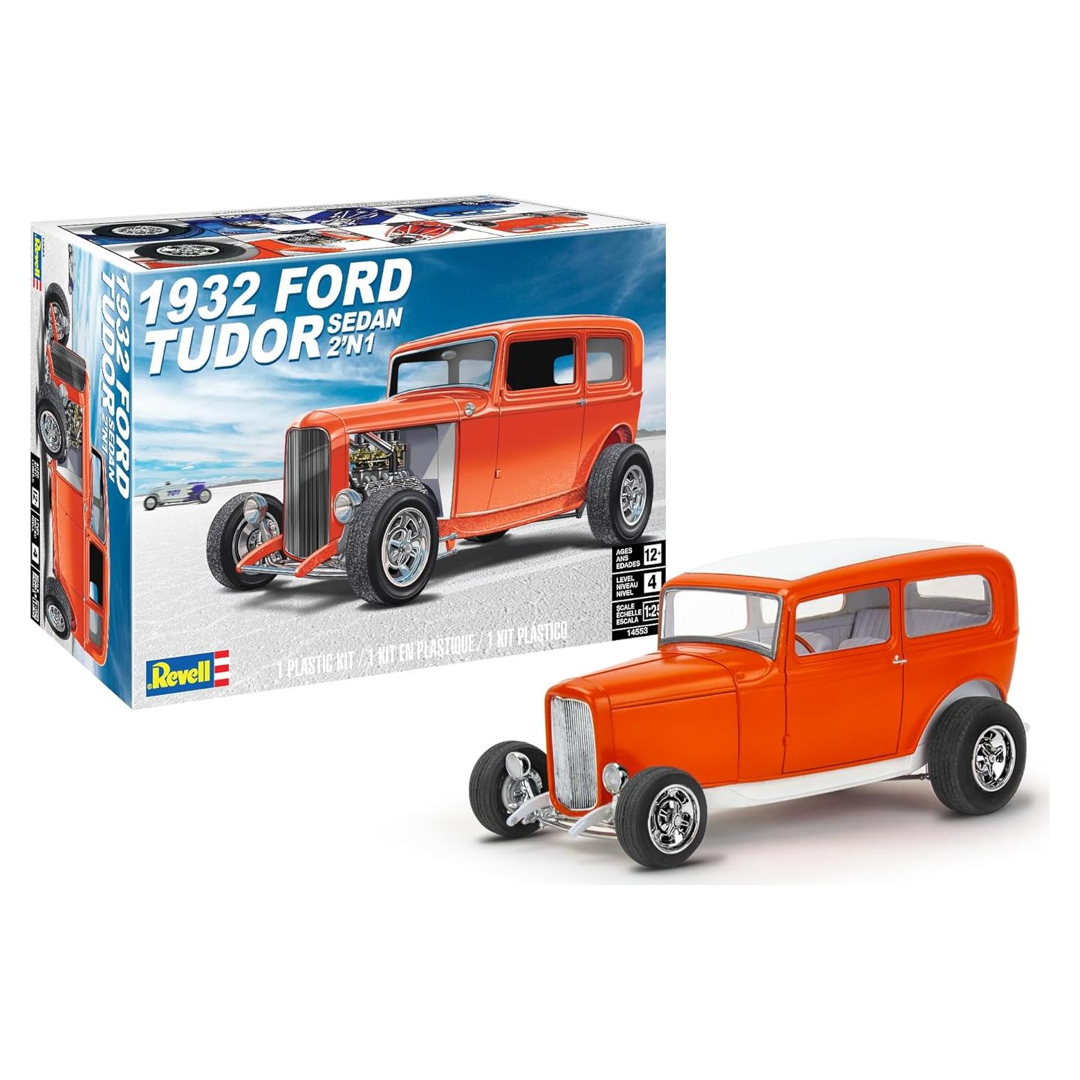 Kit de Modelo Revell 32 Ford Tudor Sedan 1:25 188-Piezas