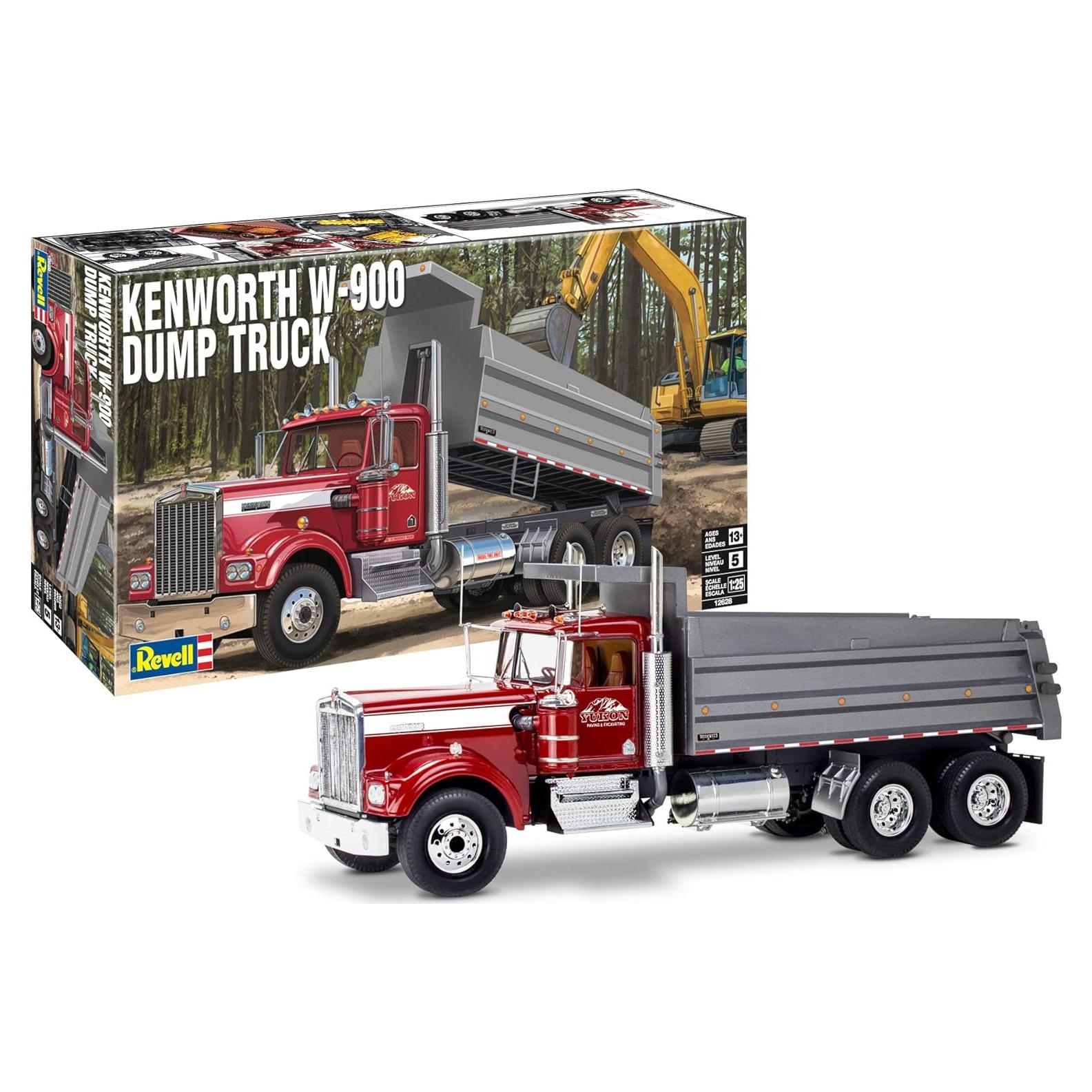 Revell Camión Volquete Kenworth W-900 Escala 1:25 265 Piezas