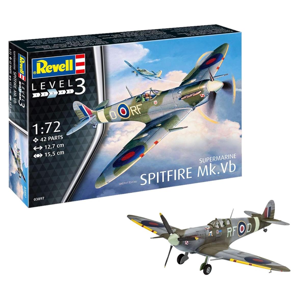 Kit de modelo Revell Supermarine Spitfire Mk.VB 1:72