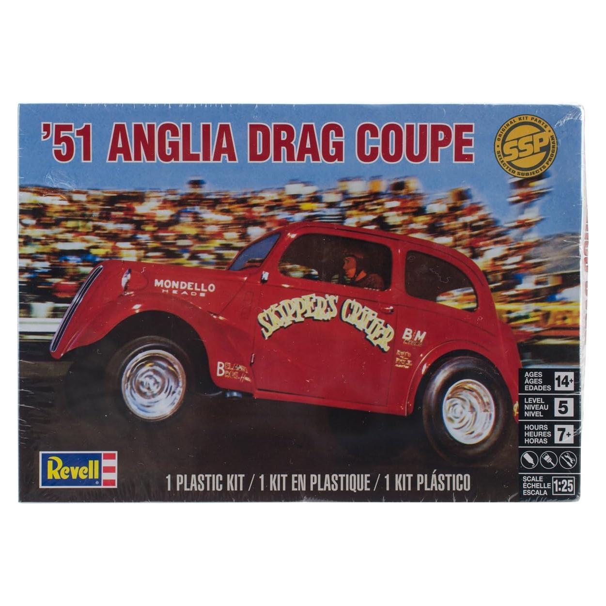 Kit de Modelo Revell 1951 Anglia Drag Coupe 33.5x23.6cm