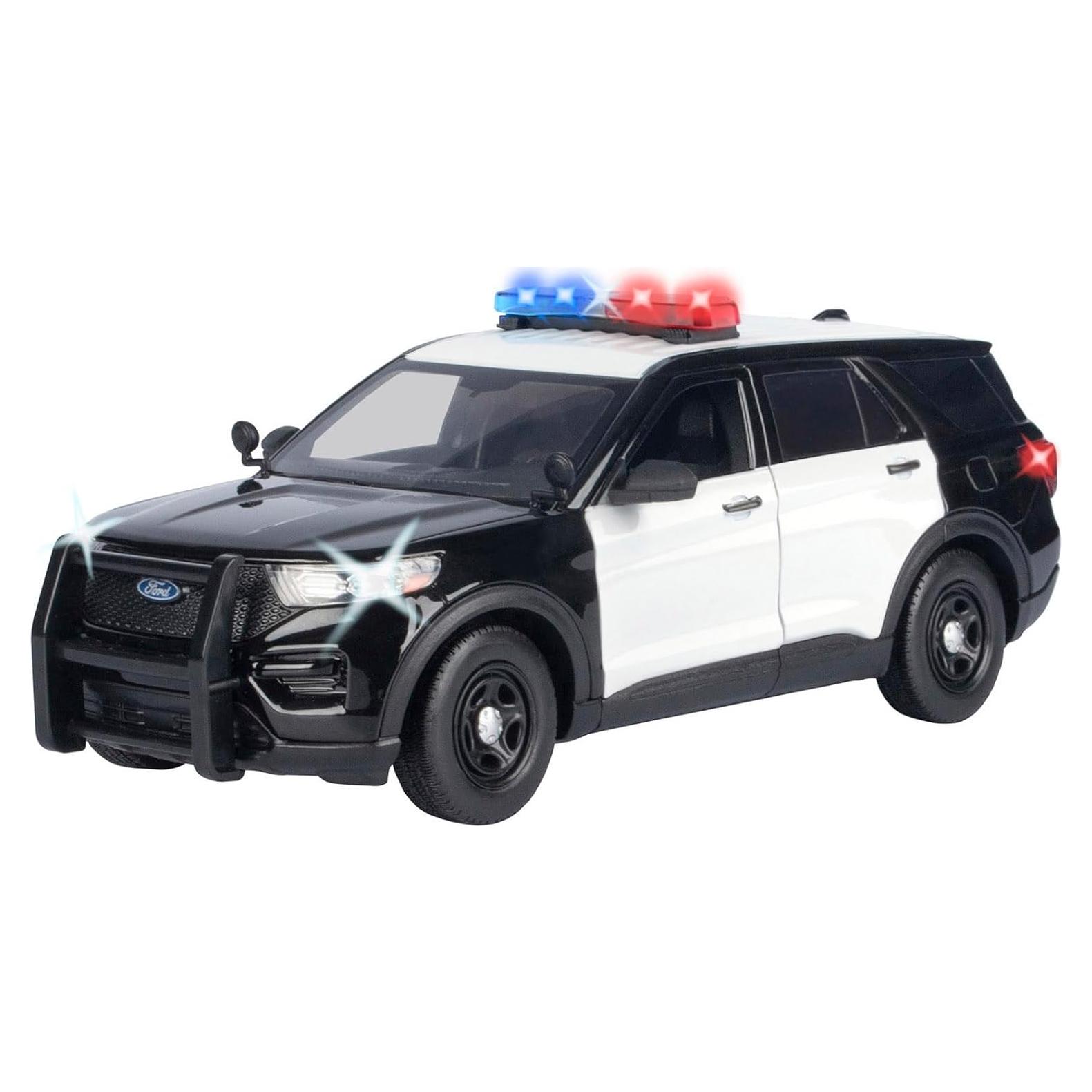 Kit Constructor Interceptor Policía 2022 Motormax 1/24 con Sonidos