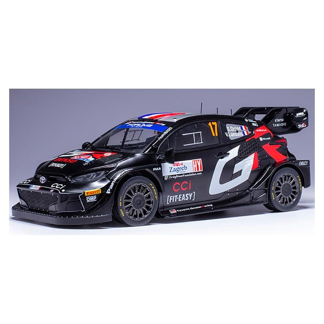 Coche Diecast GR Yaris Rally1 Híbrido #17 IXO 1/18