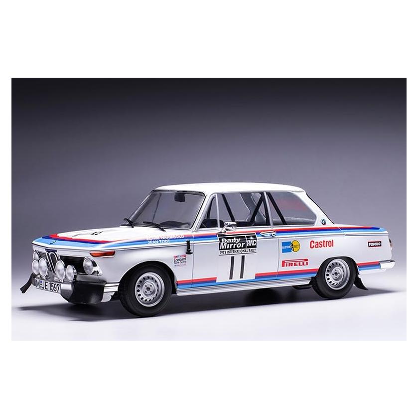 Modelo Diecast BMW 2002 #11 A.Warmbold 1:18 RAC Rally 1973