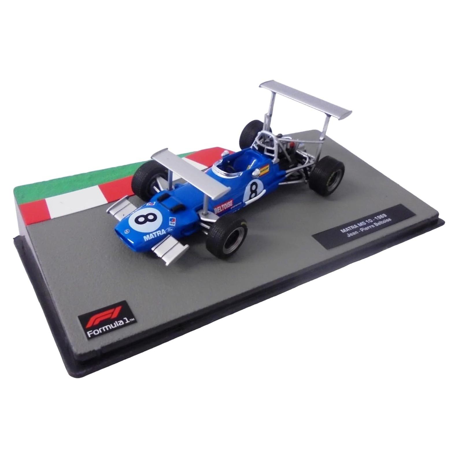 Coche en miniatura Fórmula 1 Ixo Matra MS 10 1969 1/43